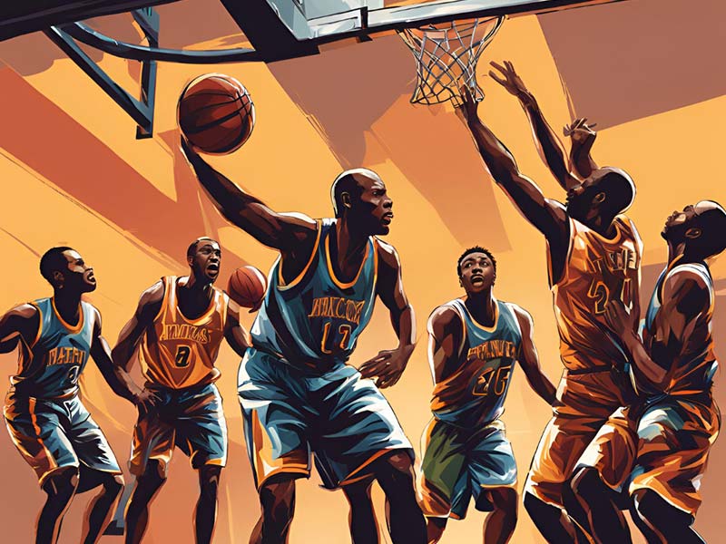 好久不见了！易建联给小球员演示如何在内线卡位